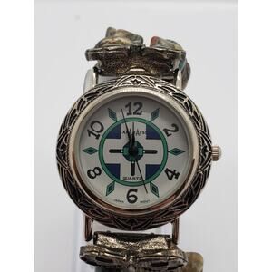 LA Express women's watch. Multi colored beaded band,. LAX206-070 PC21